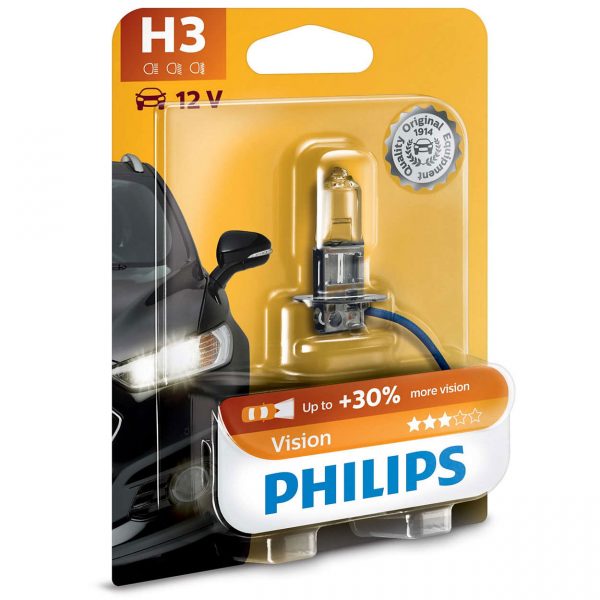 PHILIPS Premium, 12V, 55W, H3, (РК22s)
